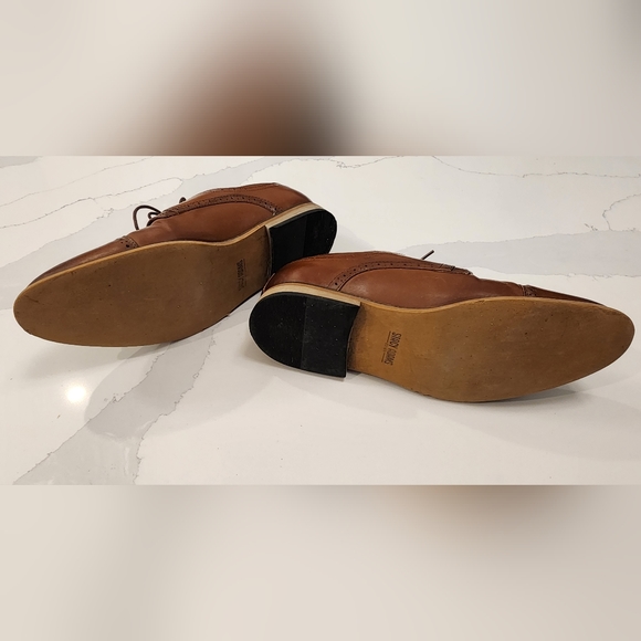 Excellent Condition Stacy Adams Dickinson Cap Toe Oxford Mens Dress Shoe(Cognac) - Picture 9 of 11